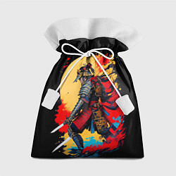 Мешок для подарков Японский самурай - закат, цвет: 3D-принт