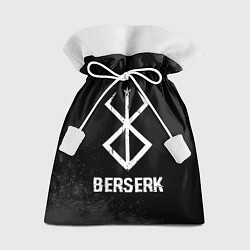 Мешок для подарков Berserk glitch на темном фоне, цвет: 3D-принт