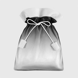 Мешок для подарков Black and white gradient, цвет: 3D-принт