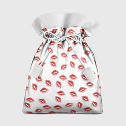 Мешок для подарков Поцелуи - паттерн, цвет: 3D-принт