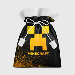 Мешок для подарков Minecraft - gold gradient, цвет: 3D-принт