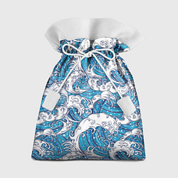 Мешок для подарков Sea waves, цвет: 3D-принт