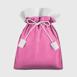 Мешок для подарков Нежный розовый кружочки, цвет: 3D-принт