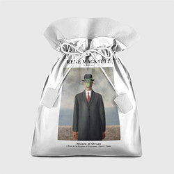 Мешок для подарков Рене Магритт - Сын человеческий, цвет: 3D-принт