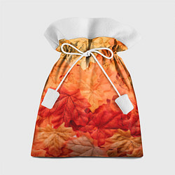 Мешок для подарков Текстура упавших осенних листьев, цвет: 3D-принт