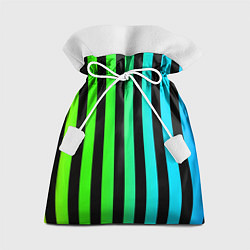 Мешок для подарков Цветные полоски, цвет: 3D-принт