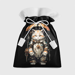 Мешок для подарков Механический кот с железным зонтом, цвет: 3D-принт