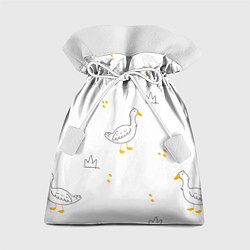 Мешок для подарков Милый гусь, цвет: 3D-принт