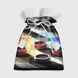 Мешок для подарков Игра шашки, цвет: 3D-принт