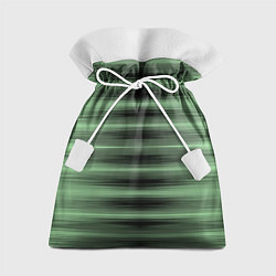 Мешок для подарков Зеленый полосатый градиент, цвет: 3D-принт