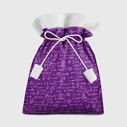 Мешок для подарков Паттерн формулы мадам Менделеева, цвет: 3D-принт