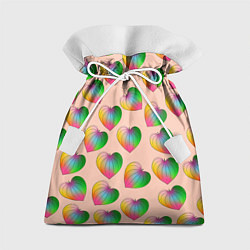 Мешок для подарков Цветной листик, цвет: 3D-принт