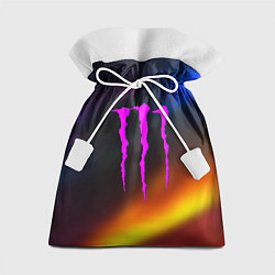 Мешок для подарков Monster energy gradient color, цвет: 3D-принт