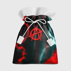 Мешок для подарков Анархия лого 21 века, цвет: 3D-принт