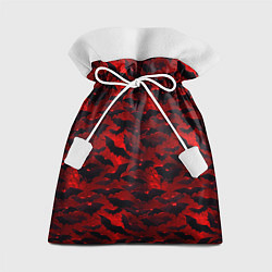 Мешок для подарков Летучие мыши в красную ночь, цвет: 3D-принт