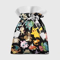 Мешок для подарков Пикачу и другие покемоны, цвет: 3D-принт