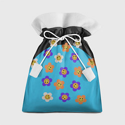 Мешок для подарков Ромашковое поле улыбок, цвет: 3D-принт