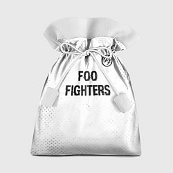 Мешок для подарков Foo Fighters glitch на светлом фоне посередине, цвет: 3D-принт