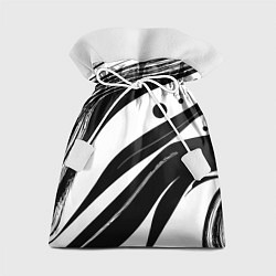 Мешок для подарков Abstract black and white composition, цвет: 3D-принт