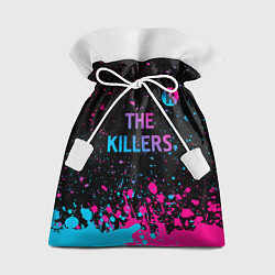 Мешок для подарков The Killers - neon gradient посередине, цвет: 3D-принт