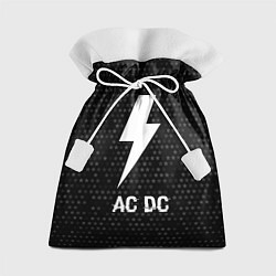 Мешок для подарков AC DC glitch на темном фоне, цвет: 3D-принт
