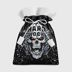 Мешок для подарков Hard rock - evil skull, цвет: 3D-принт