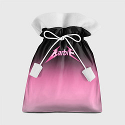 Мешок для подарков Барби - стиль металлики: градиент, цвет: 3D-принт