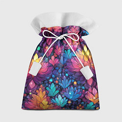 Мешок для подарков Растительный абстрактный узор, цвет: 3D-принт