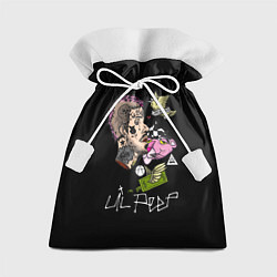 Мешок для подарков Lil Peep рэпер, цвет: 3D-принт