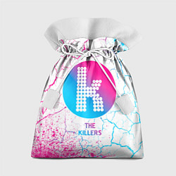 Мешок для подарков The Killers neon gradient style, цвет: 3D-принт
