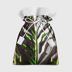 Мешок для подарков Броня адская и райская зелёная, цвет: 3D-принт