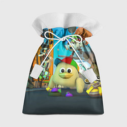 Мешок для подарков Маленький Мальчик Чикен Ган, цвет: 3D-принт