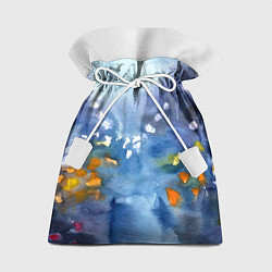 Мешок для подарков После дождя акварель, цвет: 3D-принт