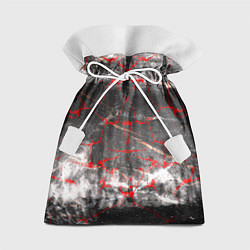 Мешок для подарков Красные узоры, цвет: 3D-принт