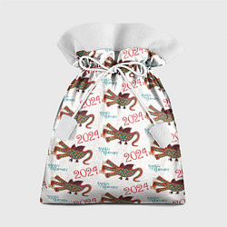 Мешок для подарков Паттерн с русским драконом, цвет: 3D-принт