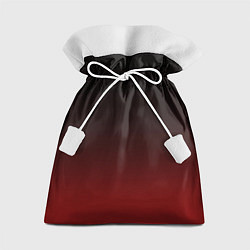 Мешок для подарков Градиент от тёмного до тёмно красного, цвет: 3D-принт