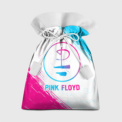 Мешок для подарков Pink Floyd neon gradient style, цвет: 3D-принт