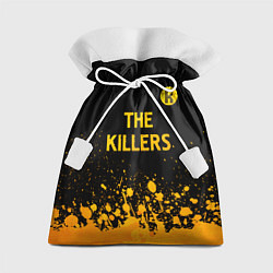 Мешок для подарков The Killers - gold gradient посередине, цвет: 3D-принт