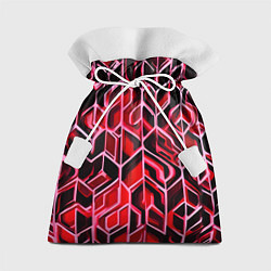 Мешок для подарков Красный узор, цвет: 3D-принт