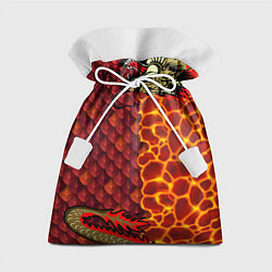 Мешок для подарков Дракон и чешуя, цвет: 3D-принт
