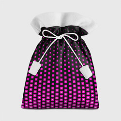 Мешок для подарков Розовые квадраты, цвет: 3D-принт