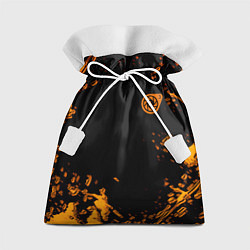 Мешок для подарков Half life orange splash city 17, цвет: 3D-принт