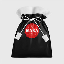 Мешок для подарков NASA redlogo space usa, цвет: 3D-принт