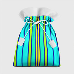 Мешок для подарков Вертикальные неоновые полосы, цвет: 3D-принт