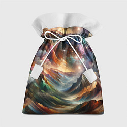Мешок для подарков Горы и блеск, цвет: 3D-принт