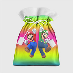 Мешок для подарков Братья Марио, цвет: 3D-принт