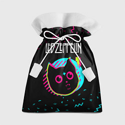 Мешок для подарков Led Zeppelin - rock star cat, цвет: 3D-принт