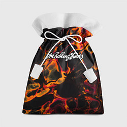Мешок для подарков Rolling Stones red lava, цвет: 3D-принт