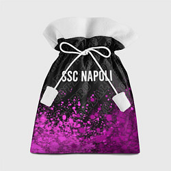 Мешок для подарков Napoli pro football посередине, цвет: 3D-принт