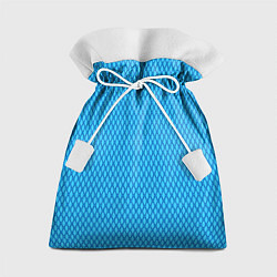 Мешок для подарков Паттерн яркий сине-голубой, цвет: 3D-принт